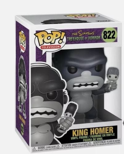 Funko Pop The Simpsons King Homer 822 Vinyl Figure