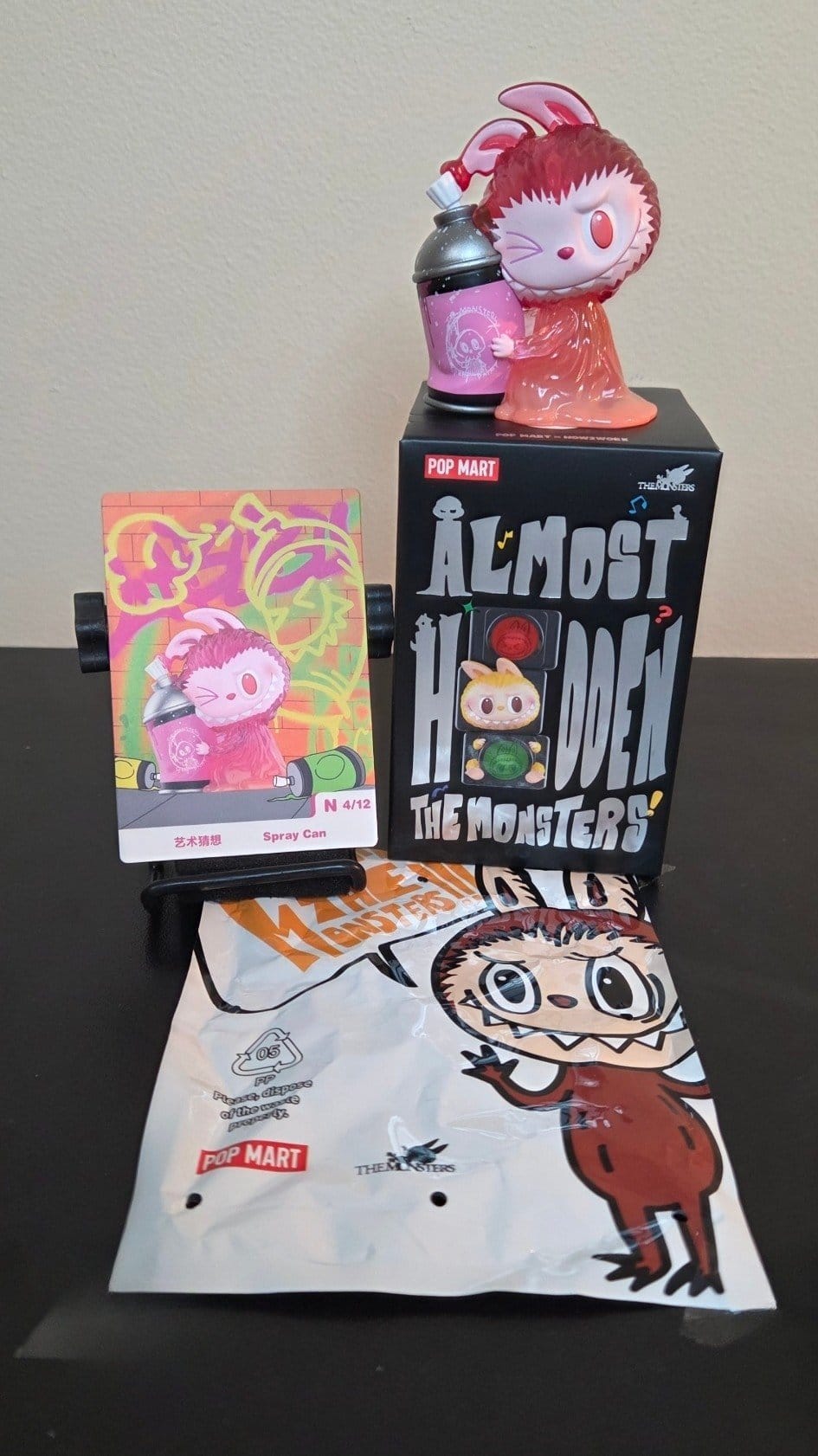 Pandaqueen Spray Can - The Monsters Almost Hidden Labubu Series - Pop Mart
