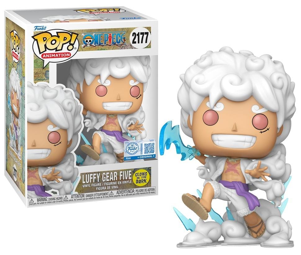 Kaisopops Funko POP! One Piece - Luffy Gear Five #2177 (Glow) Pop Vinyl Figure
