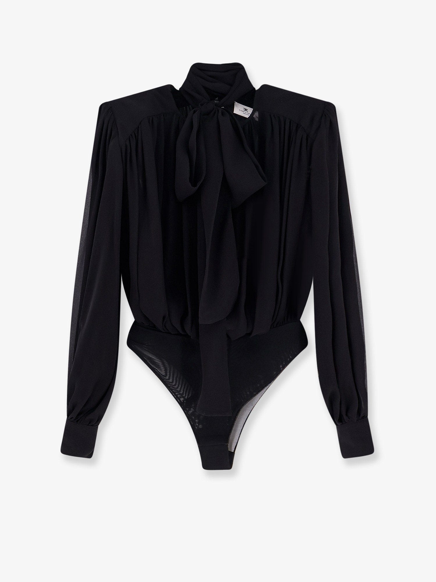 Elisabetta Franchi Silk shirt with body detail