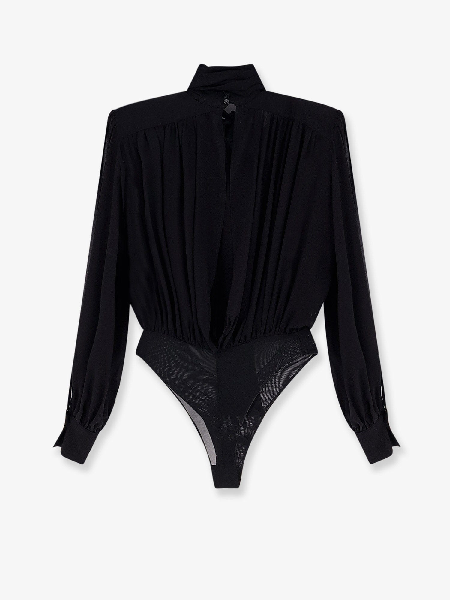 Elisabetta Franchi Silk shirt with body detail