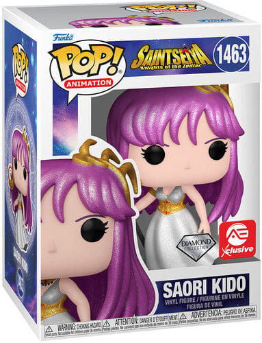 Funko Pop Saint Seiya Athena (Saori Kido) Diamond Collection Glitter AE Exclusive 1463 Vinyl Figure