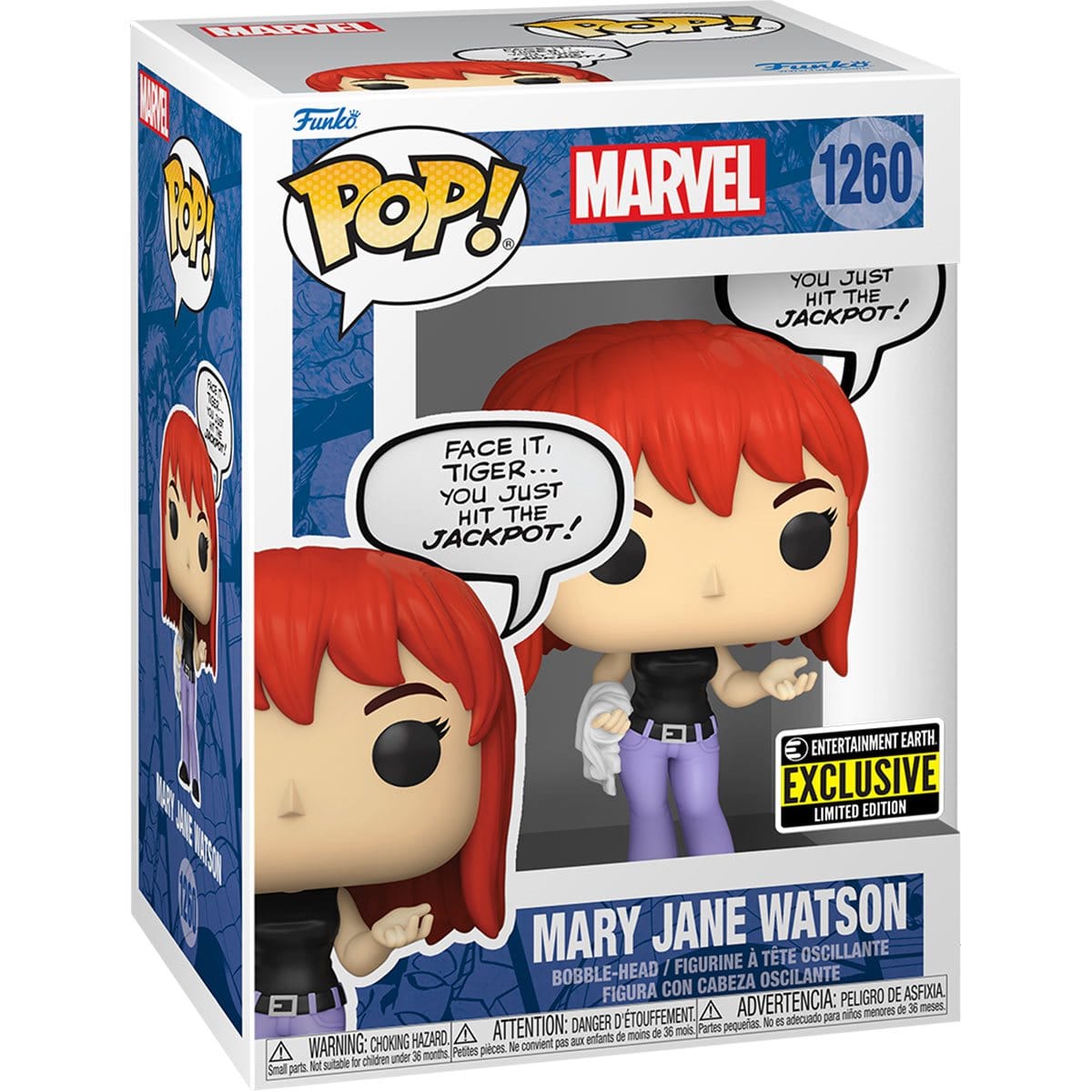 Funko Pop Spider - Man Mary Jane Watson EE Exclusive 1260 Vinyl Figure