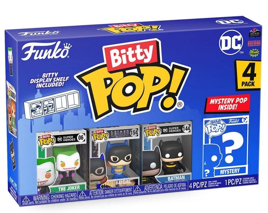 Funko Pop Bitty Pop Batman The Joker 4 pack Vinyl Figure
