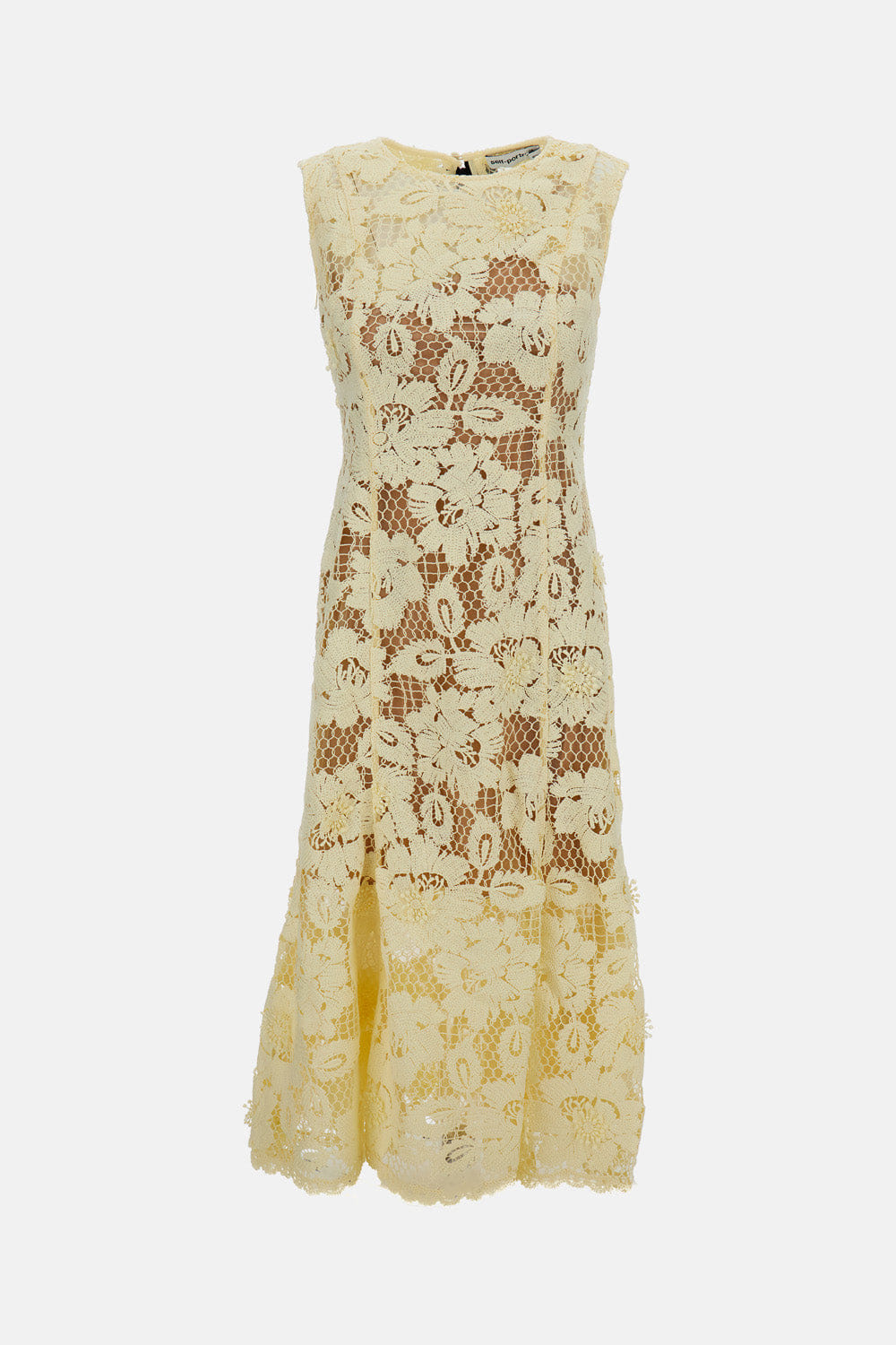 Self-Portrait ABITO MIDI IN PIZZO CROCHET