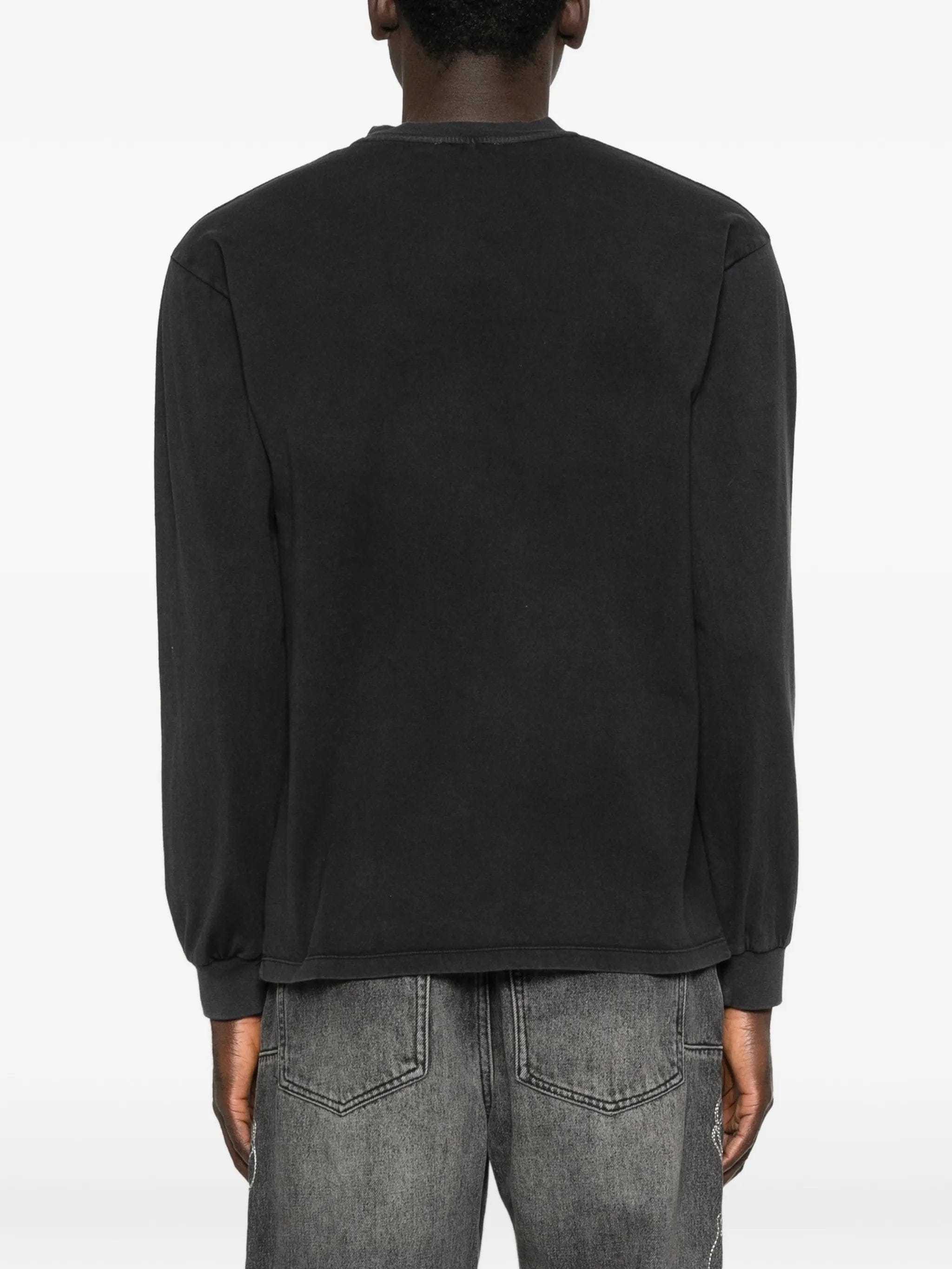 Aries Ariez Arize faded long - sleeve T - shirt