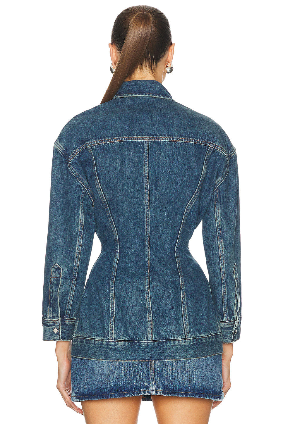 Wardrobe.nyc Denim Contour Jacket