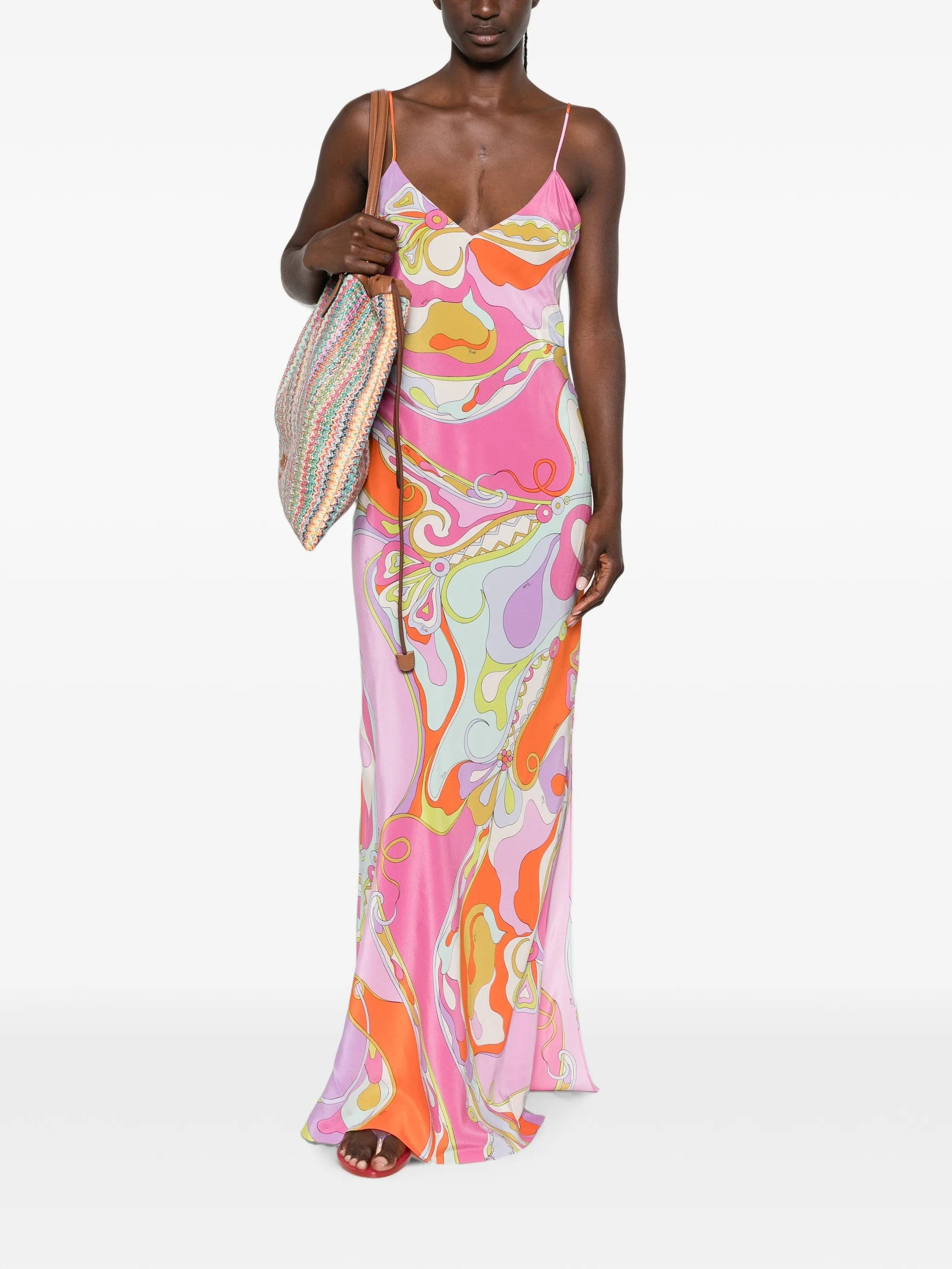 PUCCI Iride - print silk dress