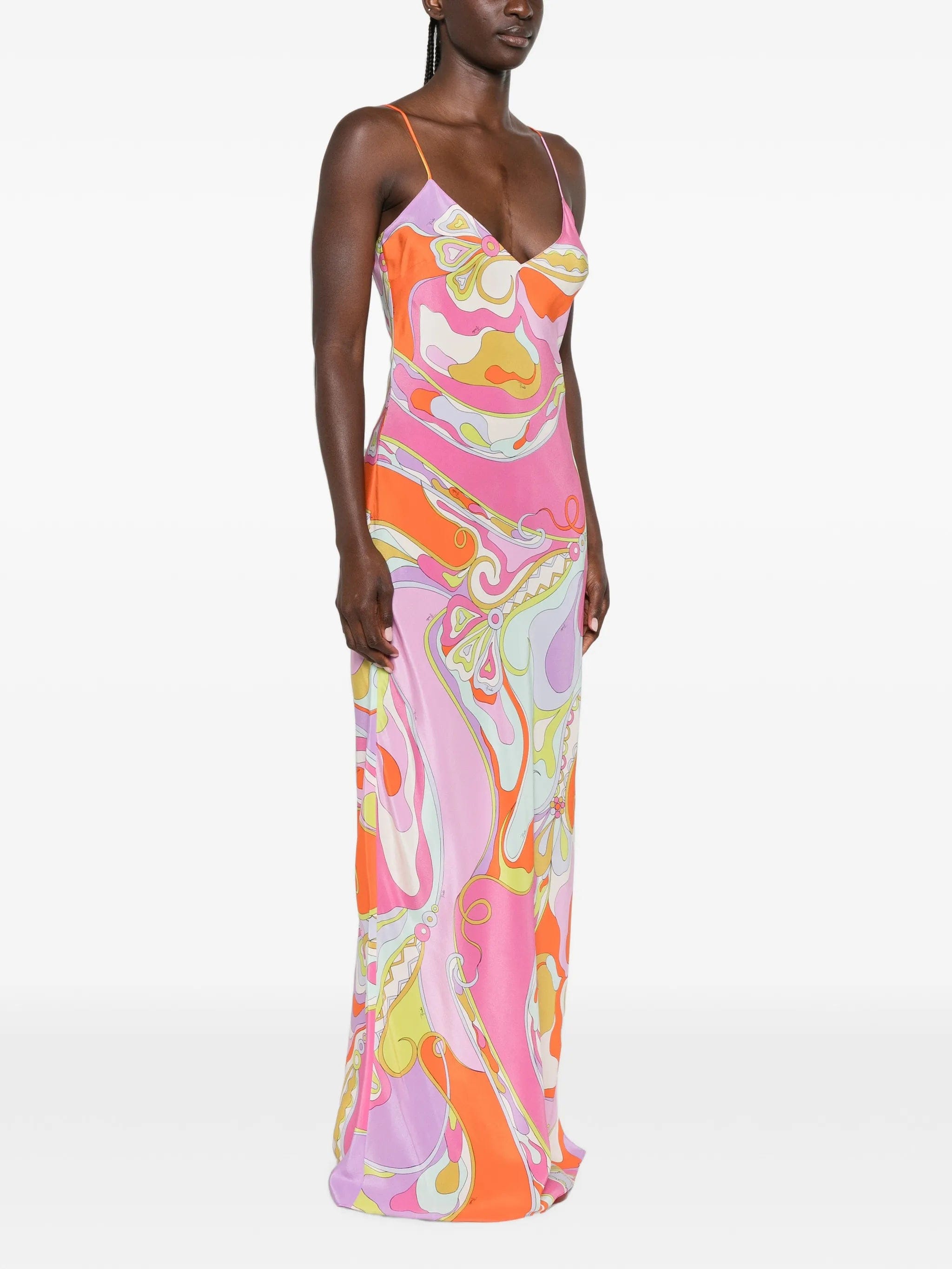 PUCCI Iride - print silk dress