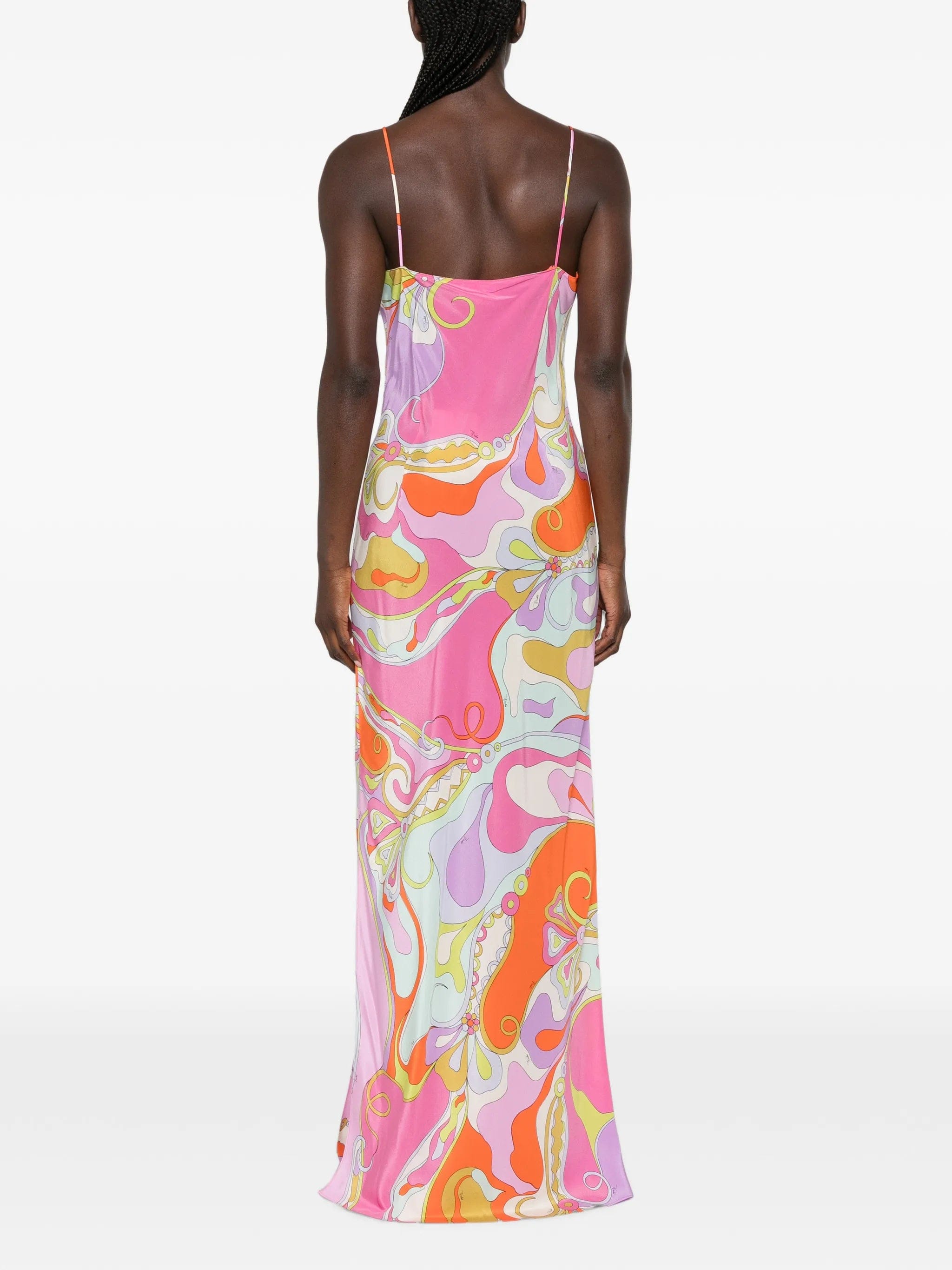 PUCCI Iride - print silk dress