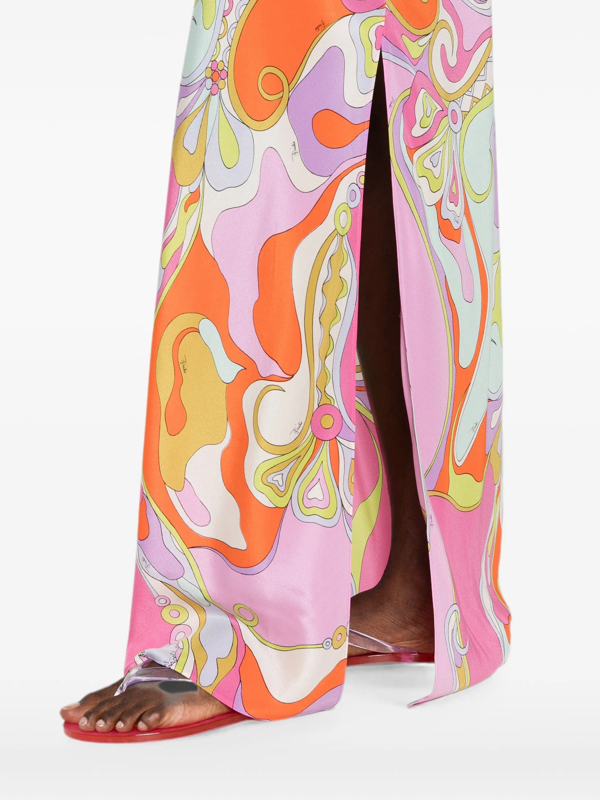 PUCCI Iride - print silk dress