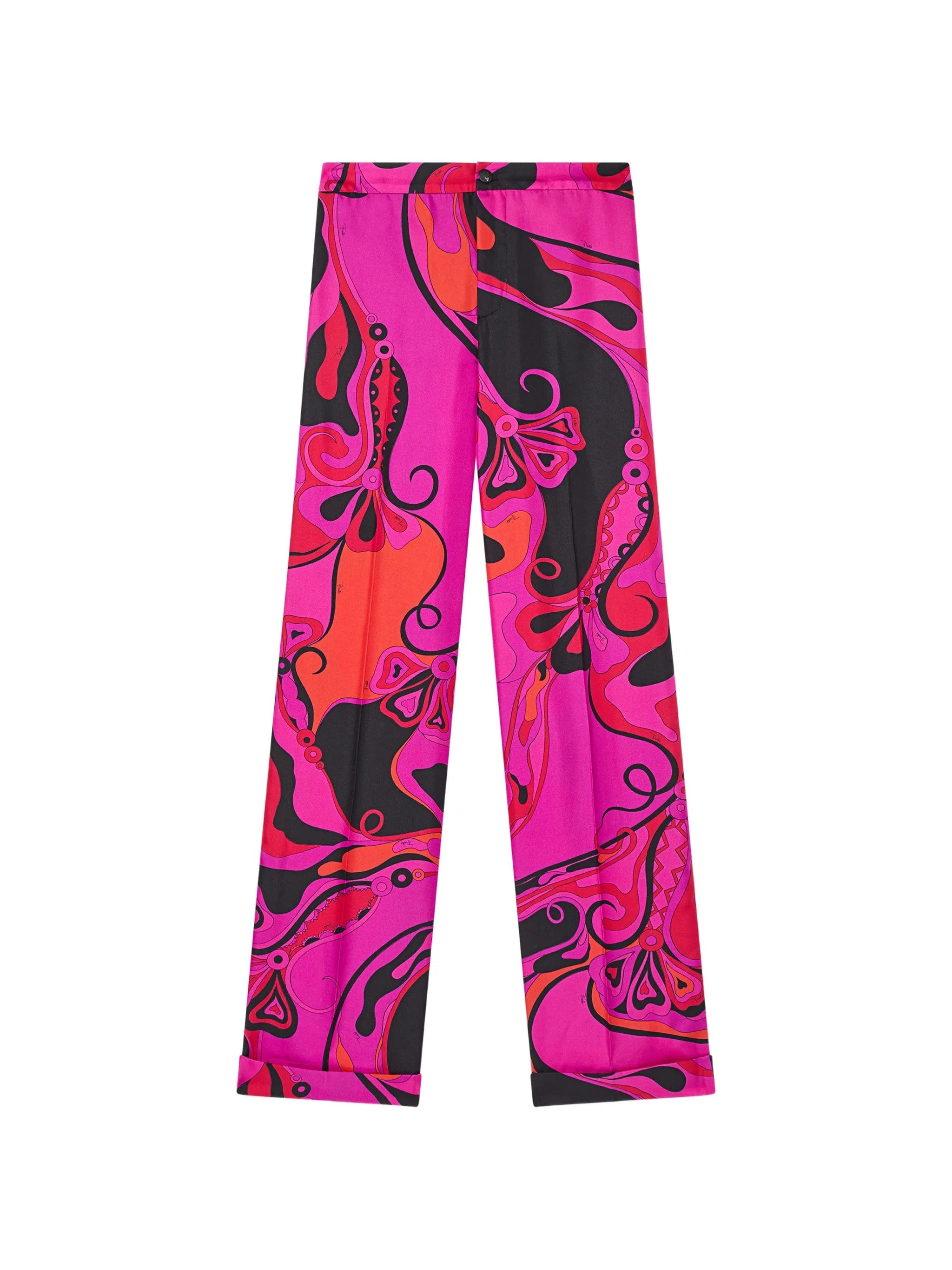 PUCCI Orchidee - print silk pants