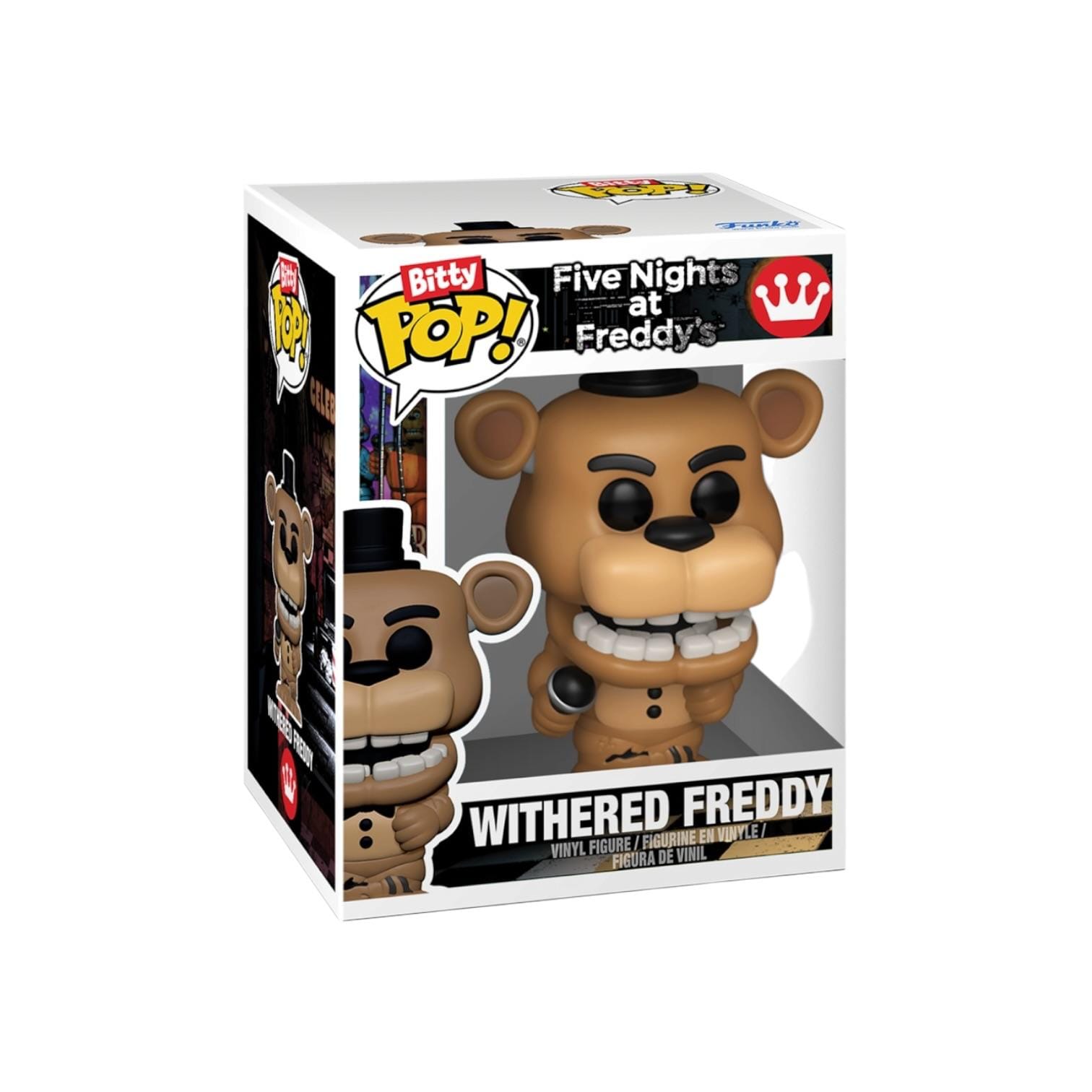 FREDDY Withered Freddy 4 Pack Funko Bitty Pops - Five Nights at Freddy's - PREORDER