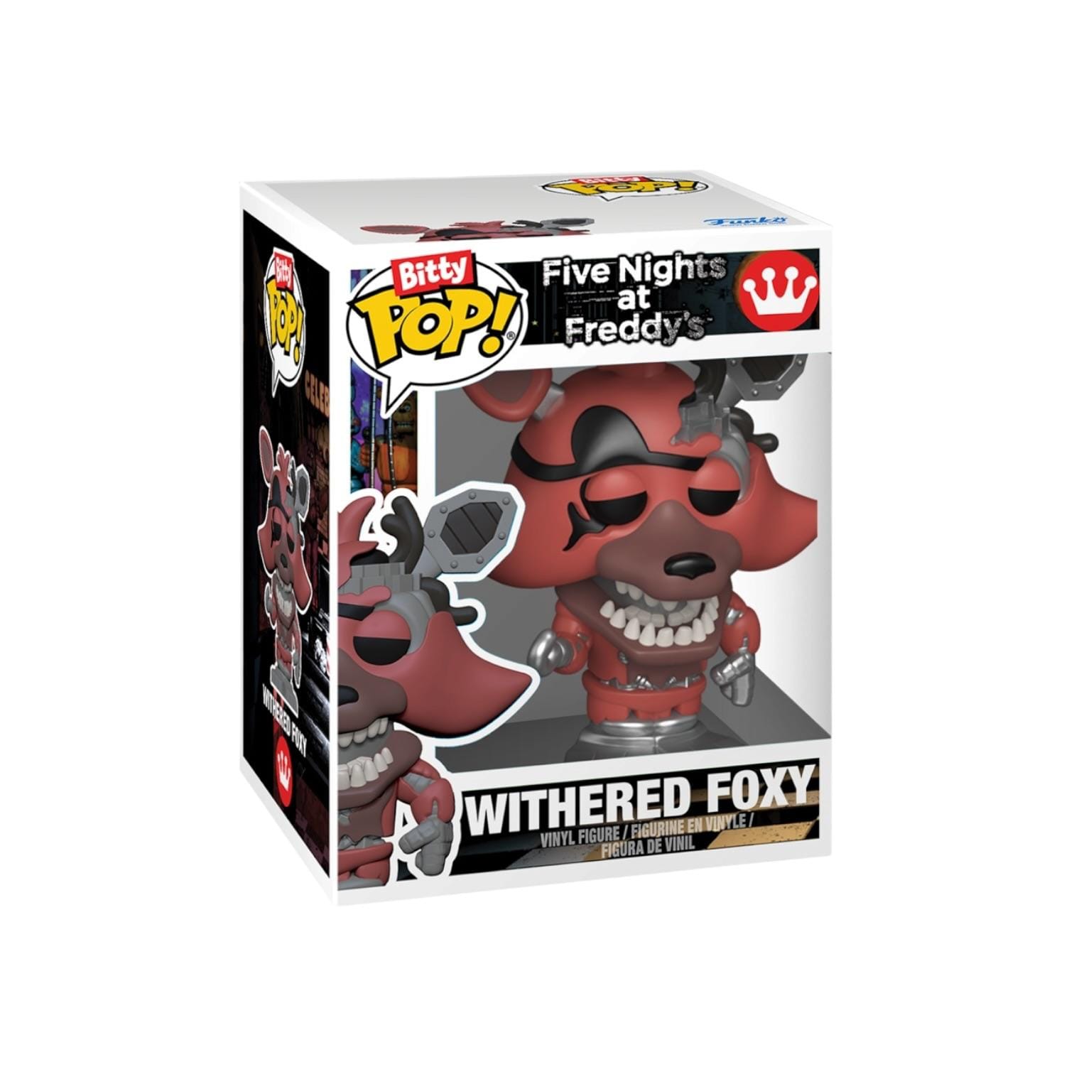 FREDDY Withered Freddy 4 Pack Funko Bitty Pops - Five Nights at Freddy's - PREORDER