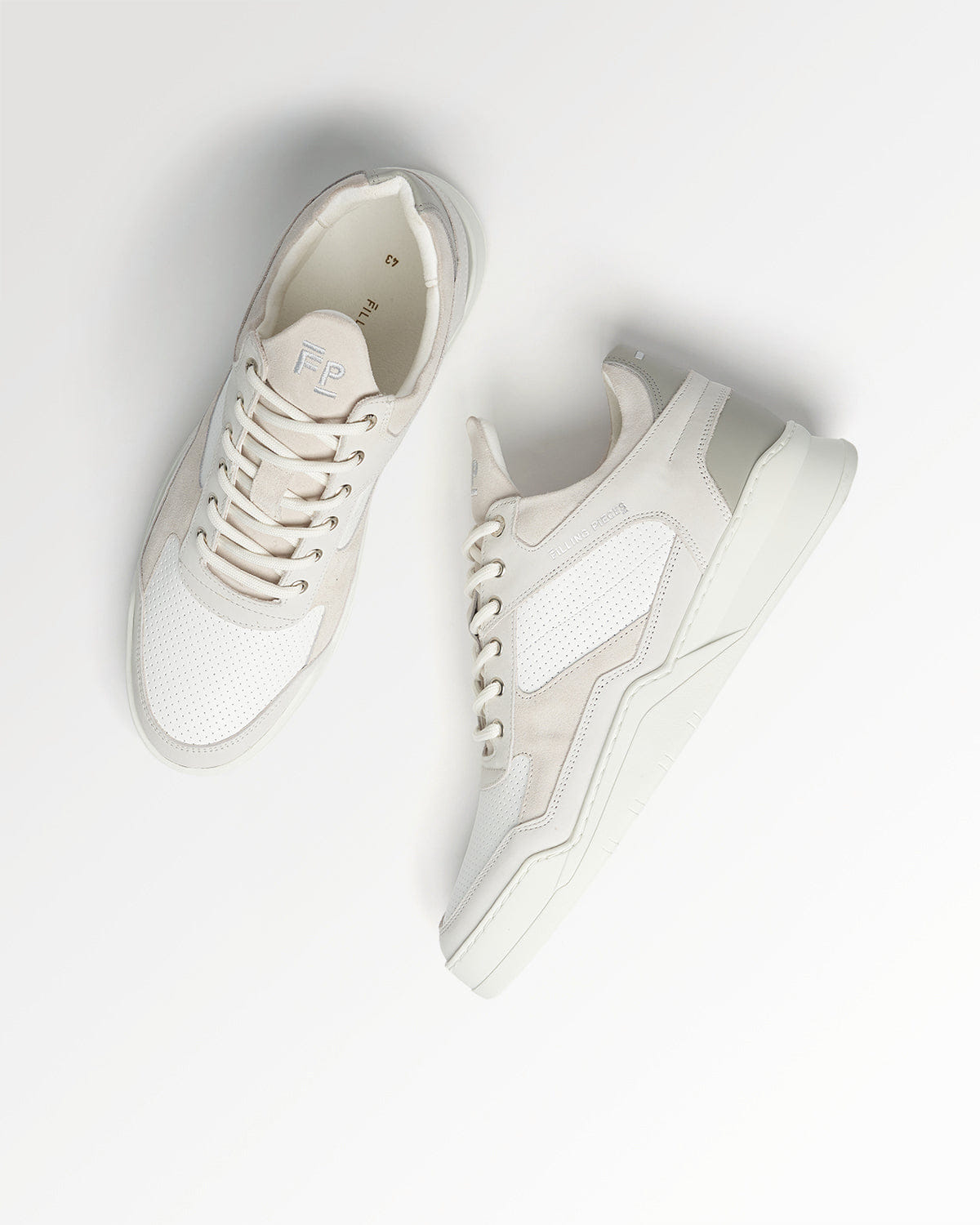 Entry Luxury Low Top Ghost Paneled White