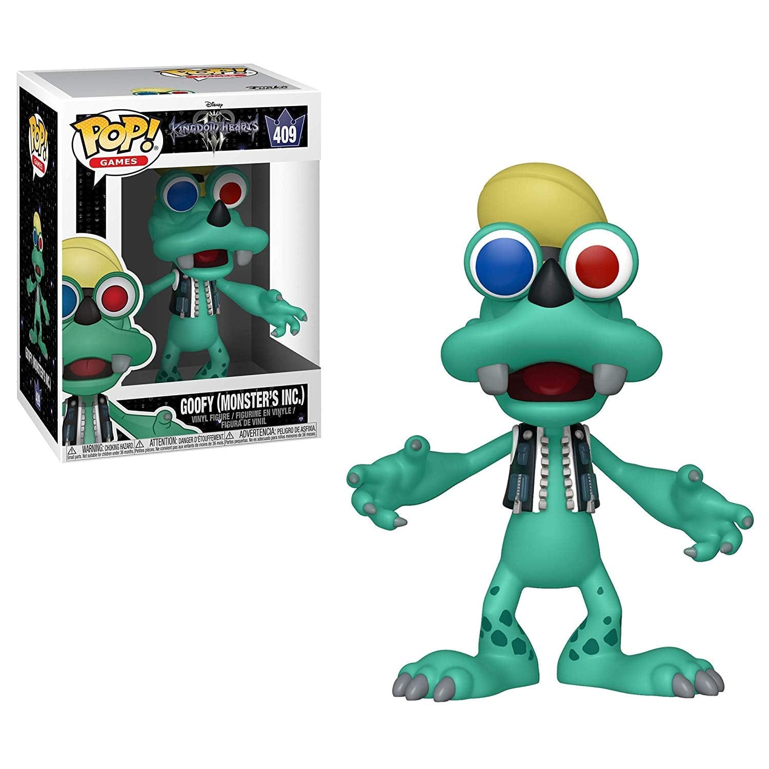 Funko Pop Kingdom Hearts 3 Goofy (Monster's Inc) 409 VInyl Figure