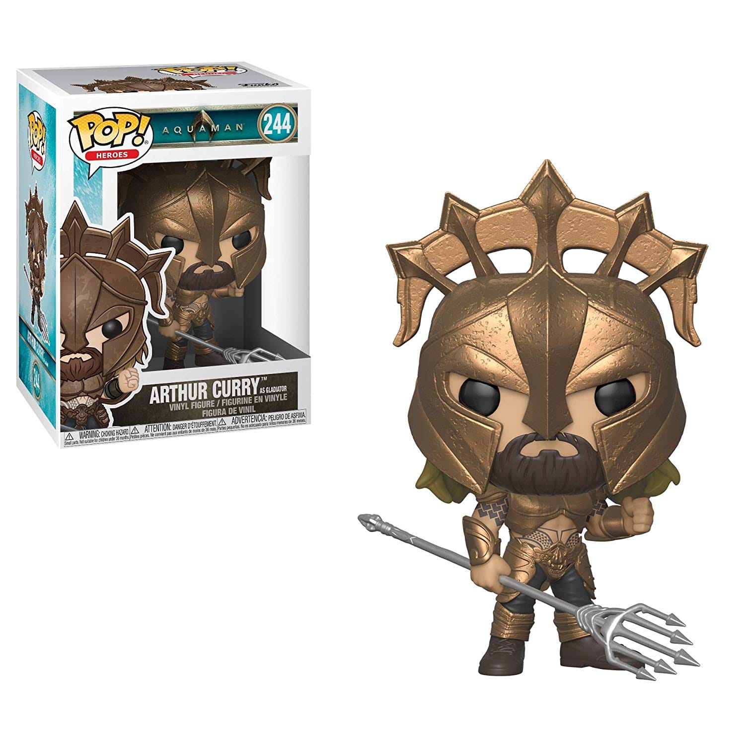 Funko Pop Pop Funko Aquaman Arthur Curry as Gladiator 244 Vinyl Figure