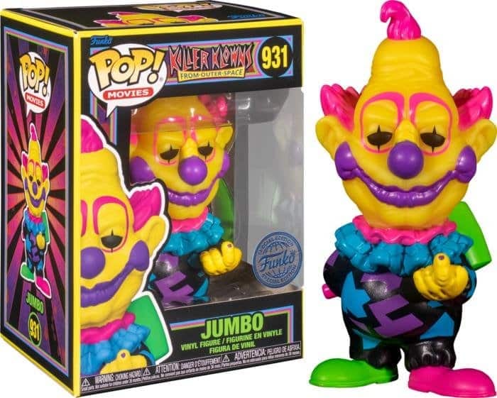 Funko POP! Killer Clowns from Outer Space – Jumbo (Black Light) #931 (Exclusive)