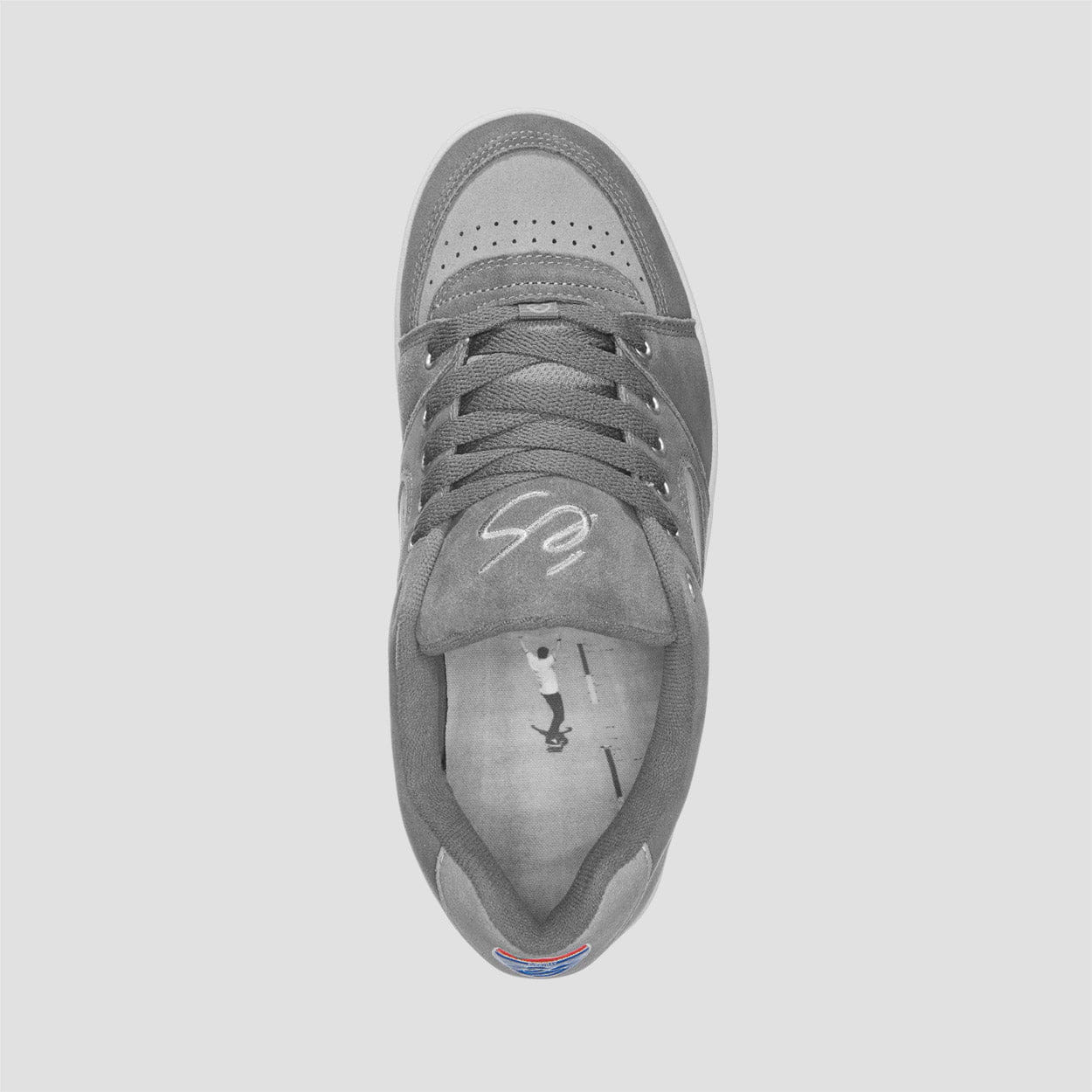 Es Accel OG x Go Skateboarding Day Skate Shoes Grey