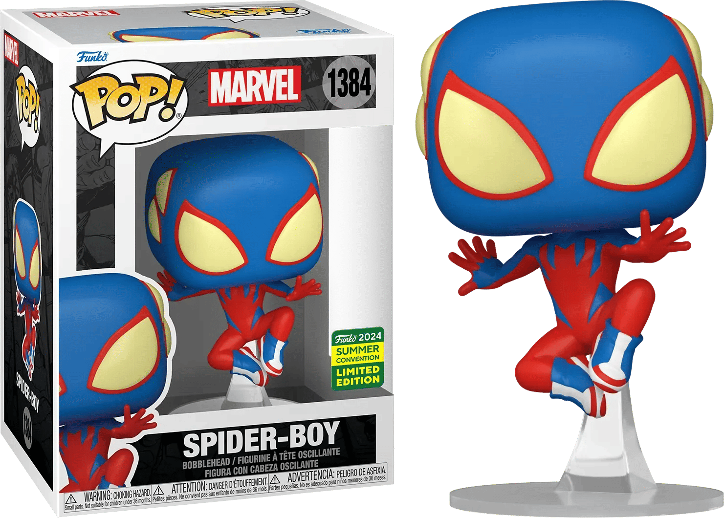 Funko TBA Marvel - Spider - Boy Pop! Vinyl (2024 Summer Convention Exclusive)