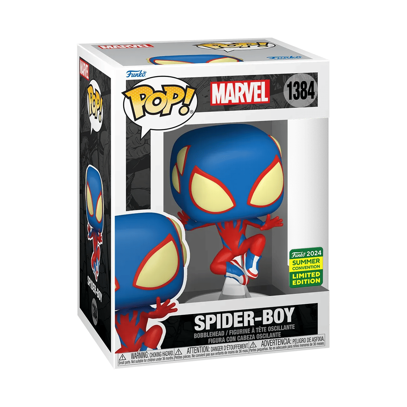 Funko TBA Marvel - Spider - Boy Pop! Vinyl (2024 Summer Convention Exclusive)