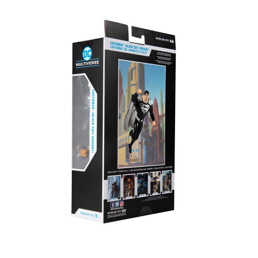 Mcfarlane Toys Superman: The Animated Series - Superman Black Suit 7" Action Figure