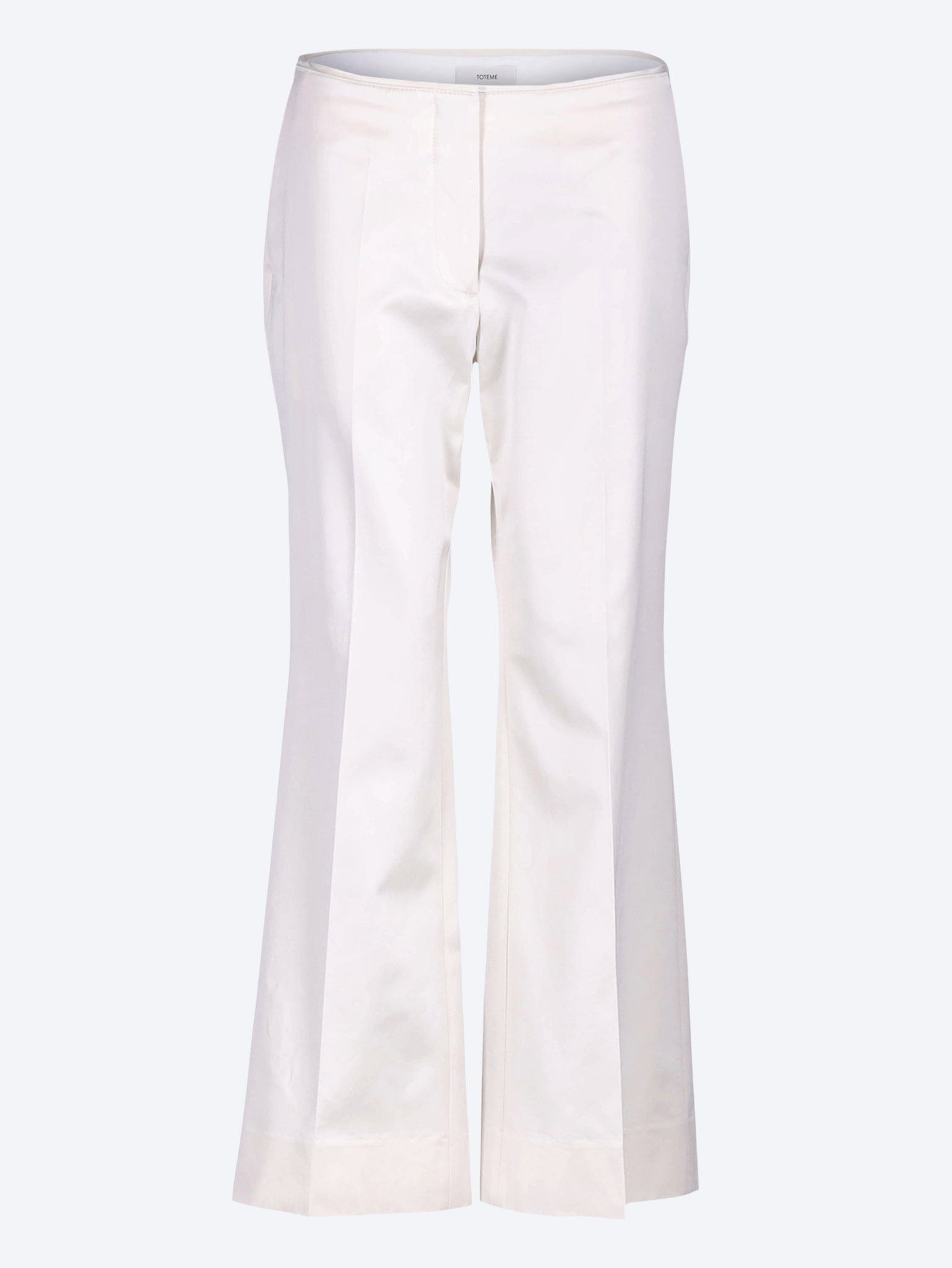 Toteme Kick flare raw - edge pants
