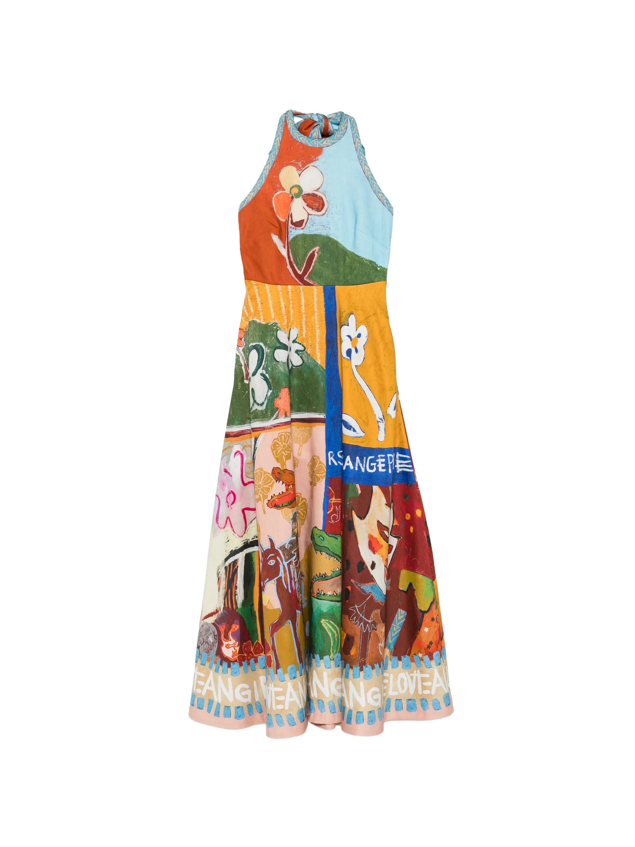 Alemais Mlak halterneck maxi dress
