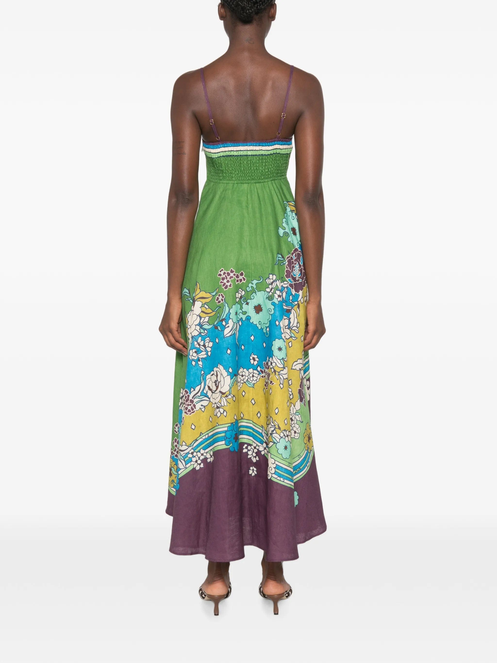 Alemais Nanci floral - print midi dress