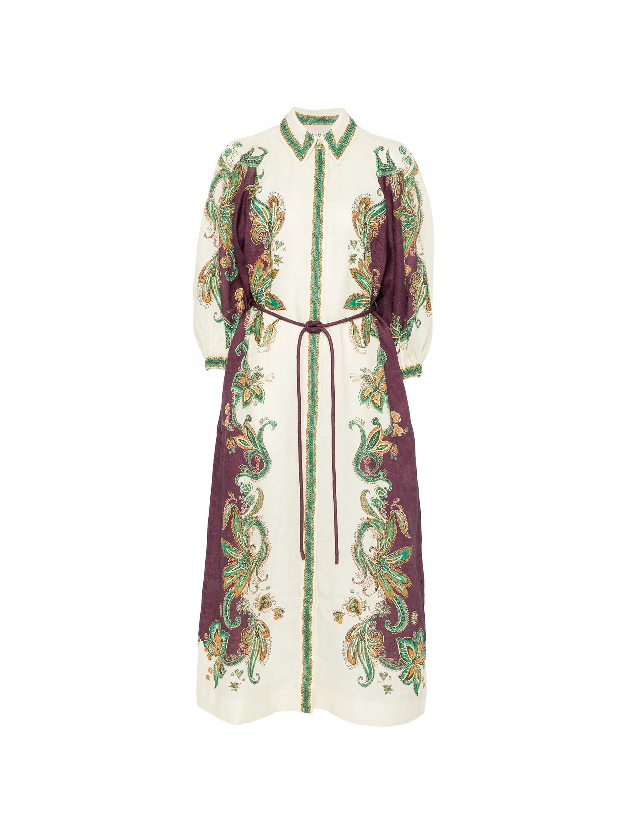 Alemais Ruthie paisley - print midi shirt dress