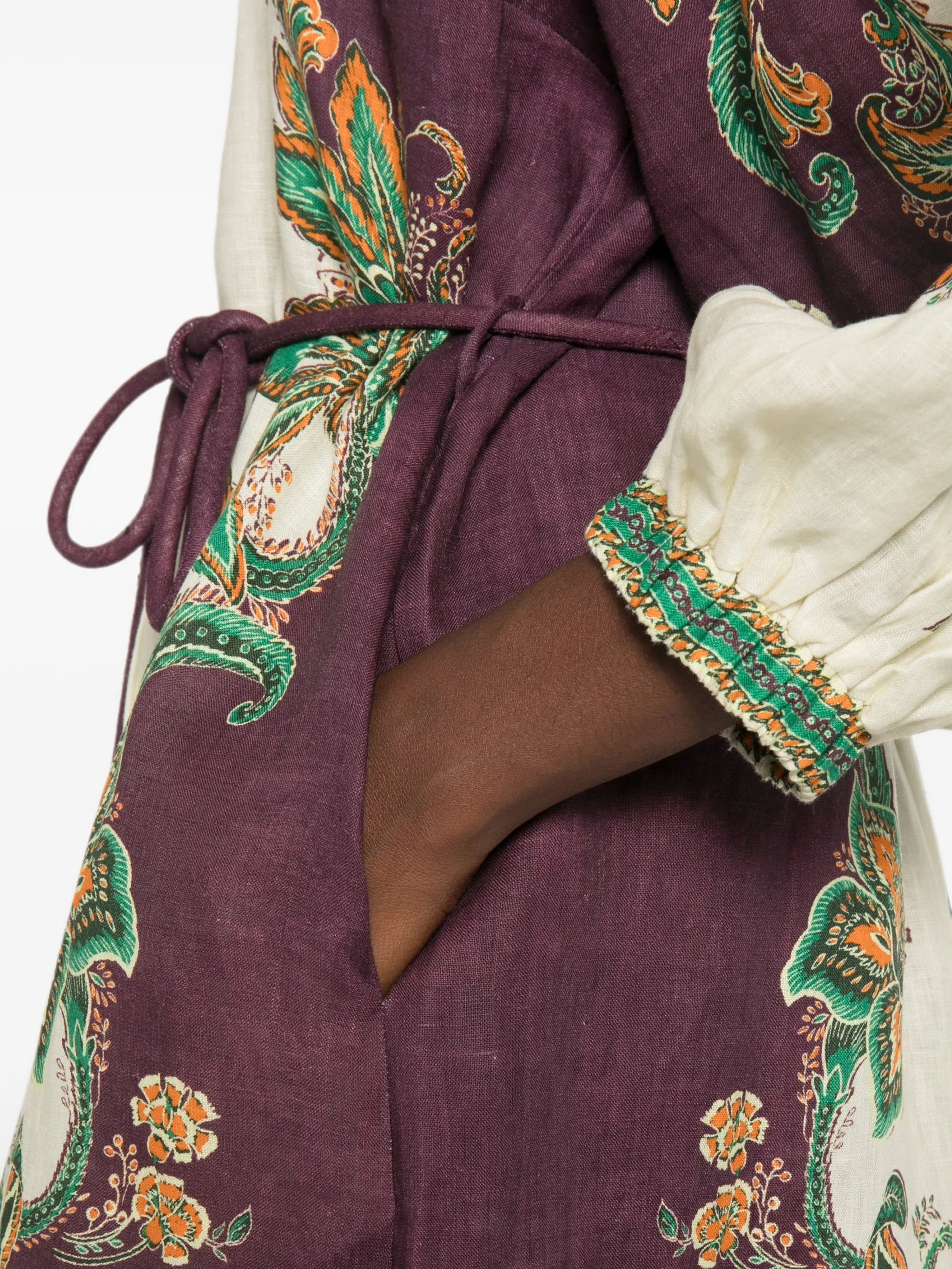 Alemais Ruthie paisley - print midi shirt dress