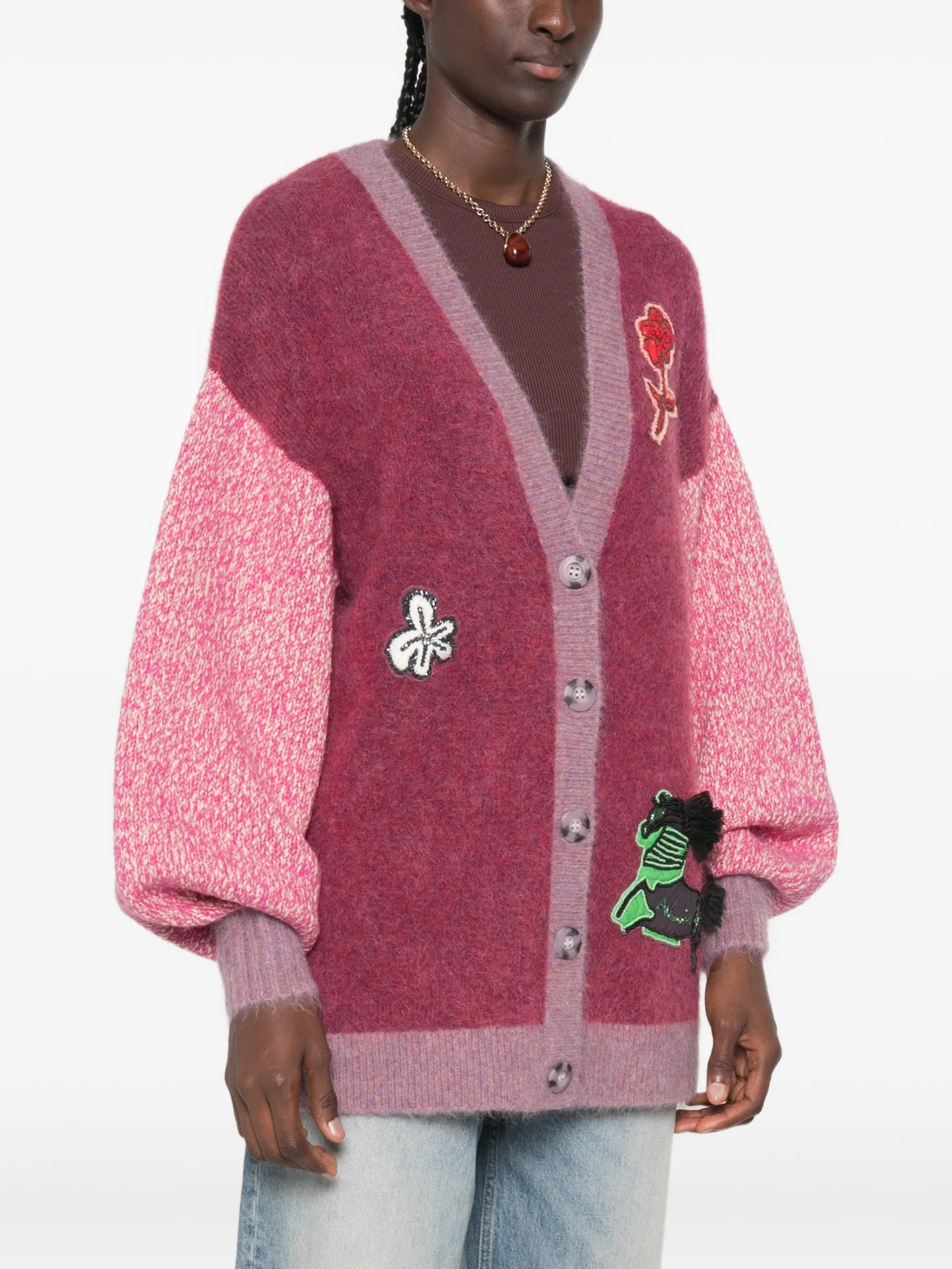 Alemais Mlak appliqué - embellishment cardigan