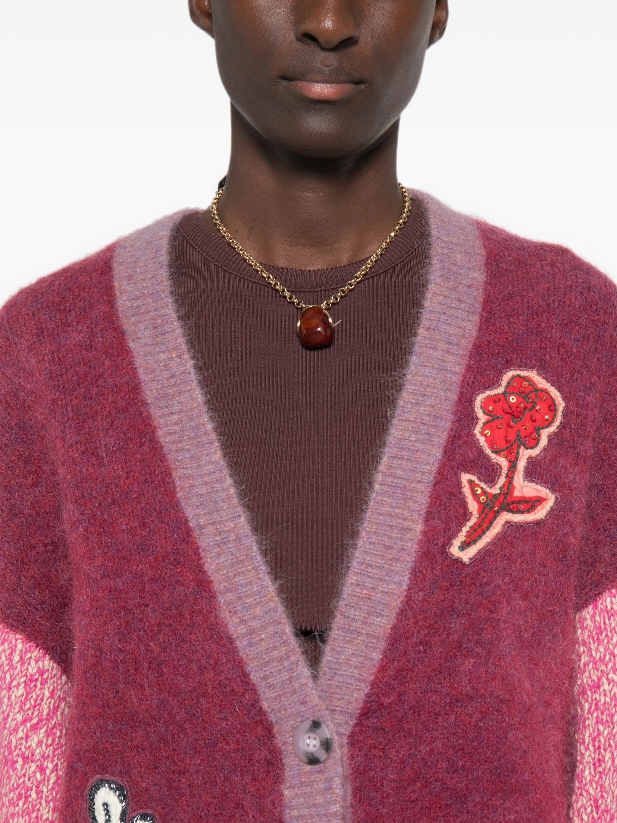 Alemais Mlak appliqué - embellishment cardigan
