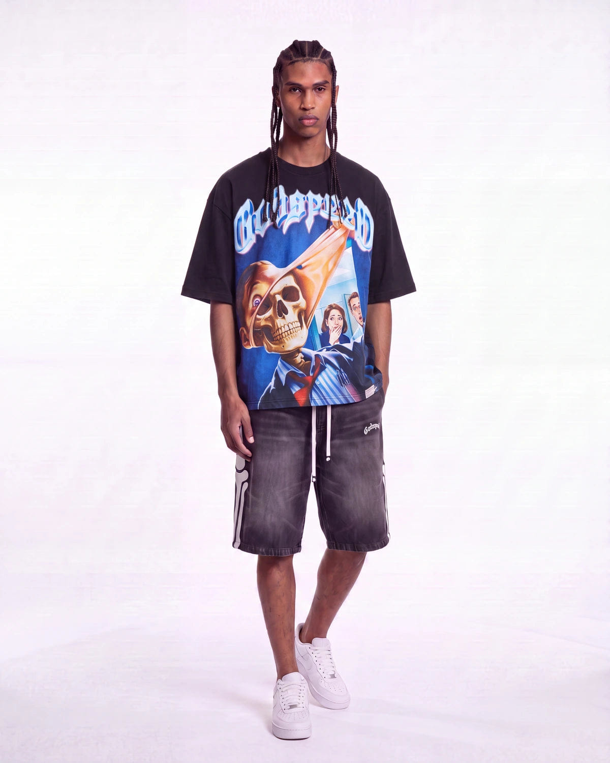 Godspeed Mask Off T-Shirt Black Wash