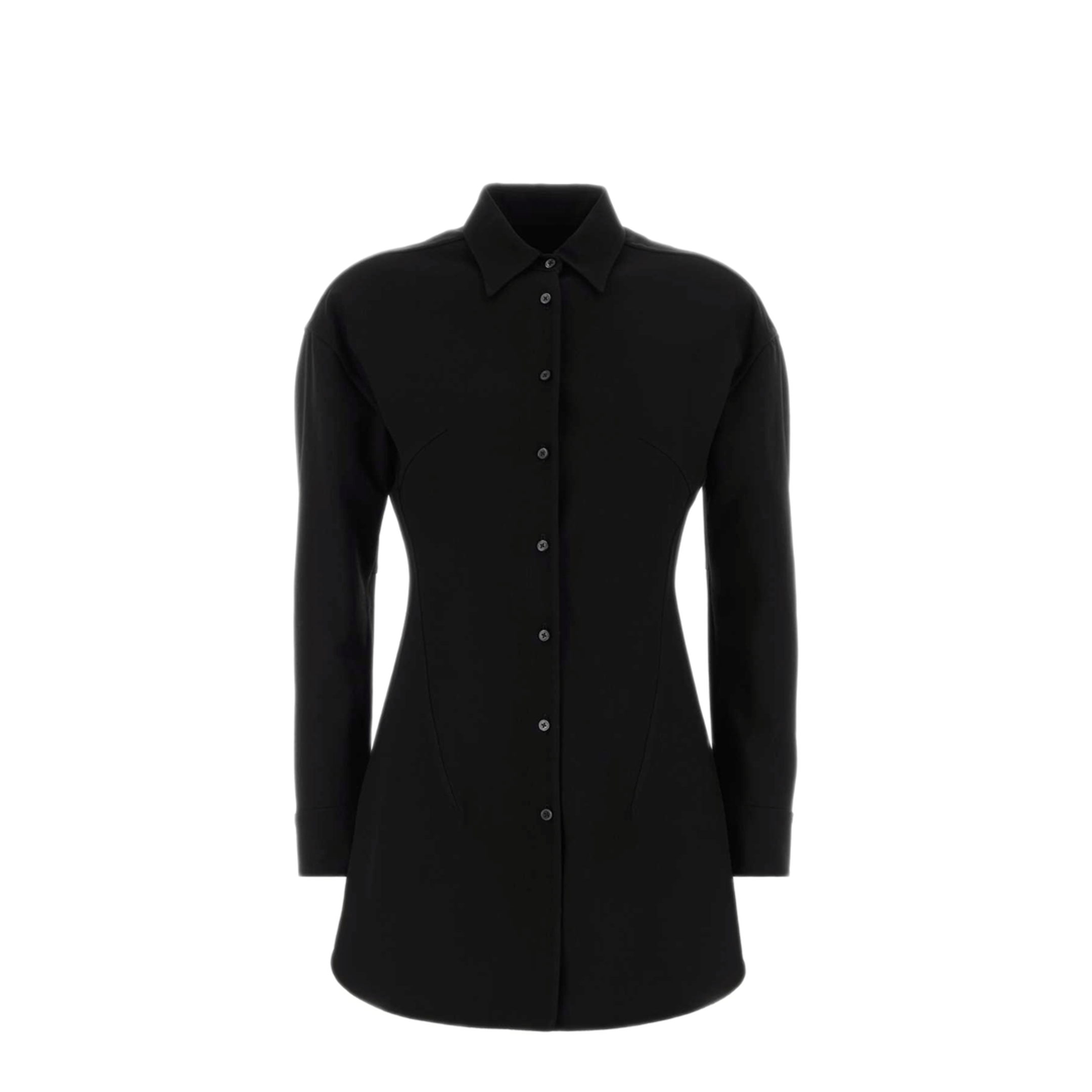 Jil Sander Black Wool Blend Shirt