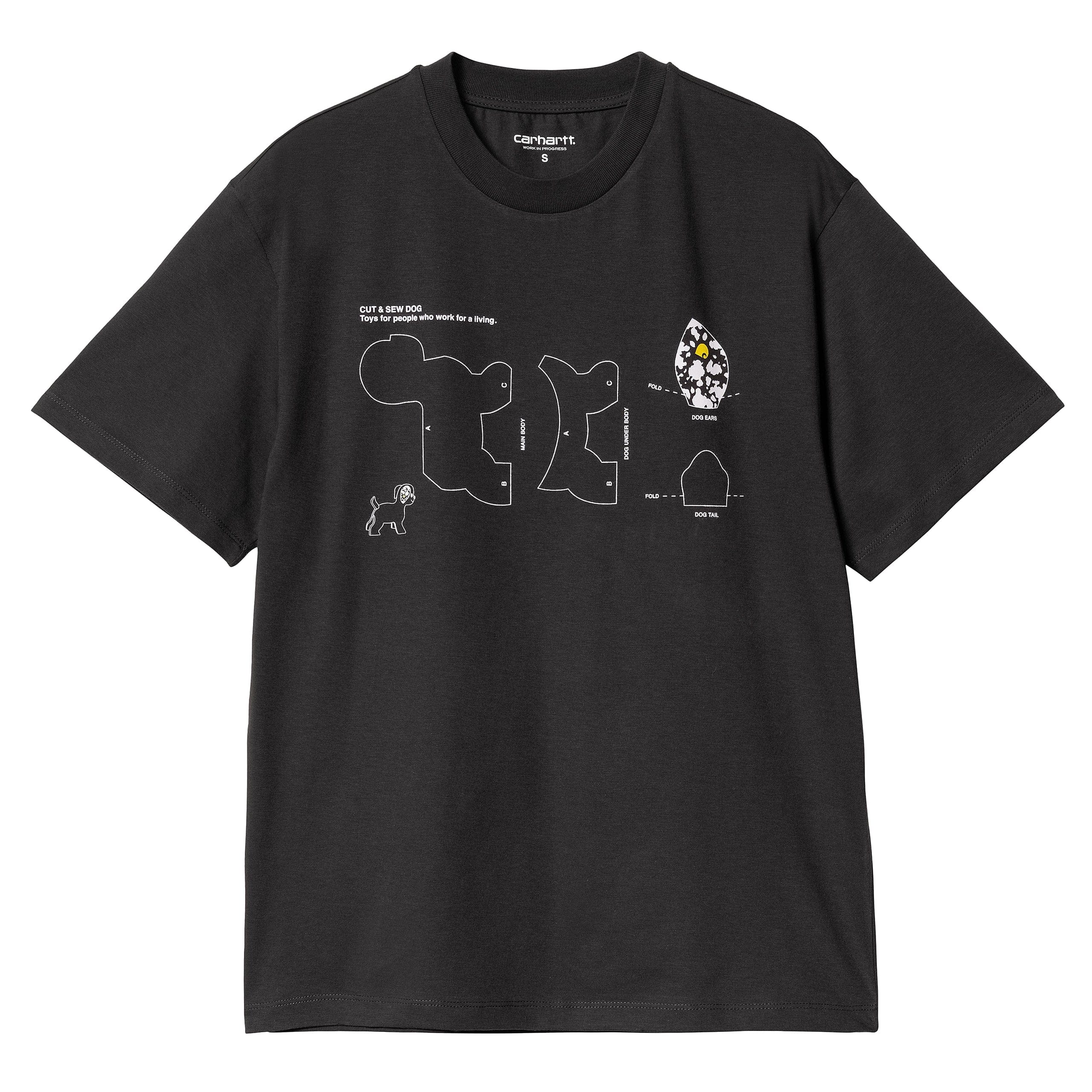 Carhartt WIP W' S/S Cut & Sewn Dog T - Shirt (Flint)