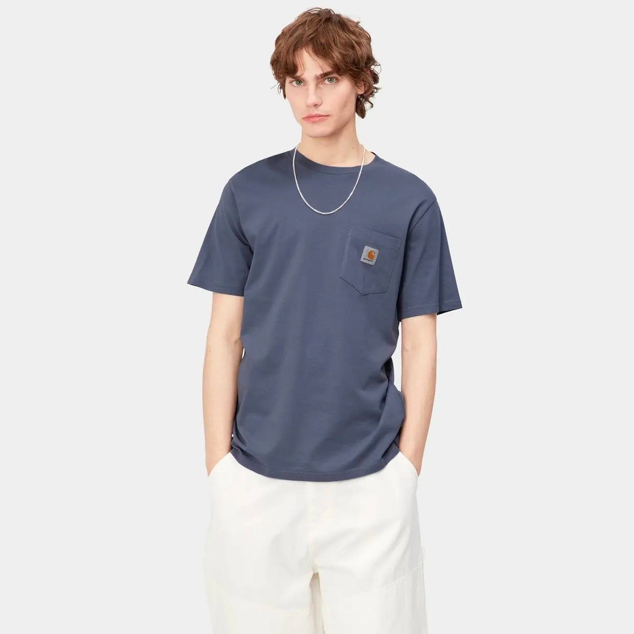 Carhartt WIP S/S Pocket T-Shirt (Bluefin)