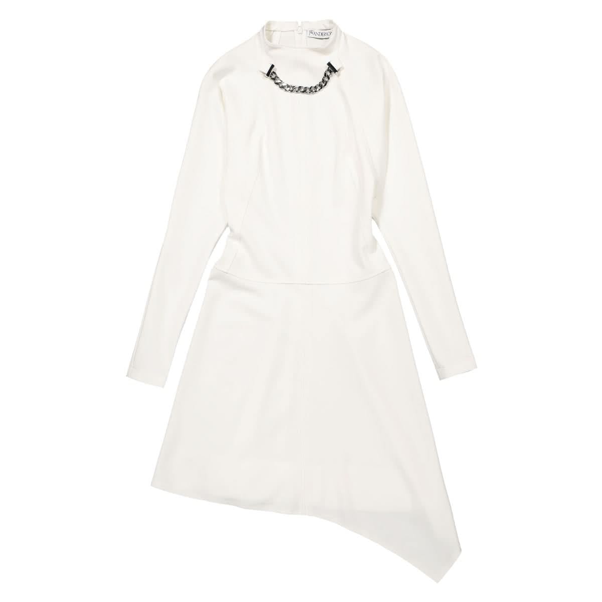 JW Anderson Neck Chain Long Sleeve Dress