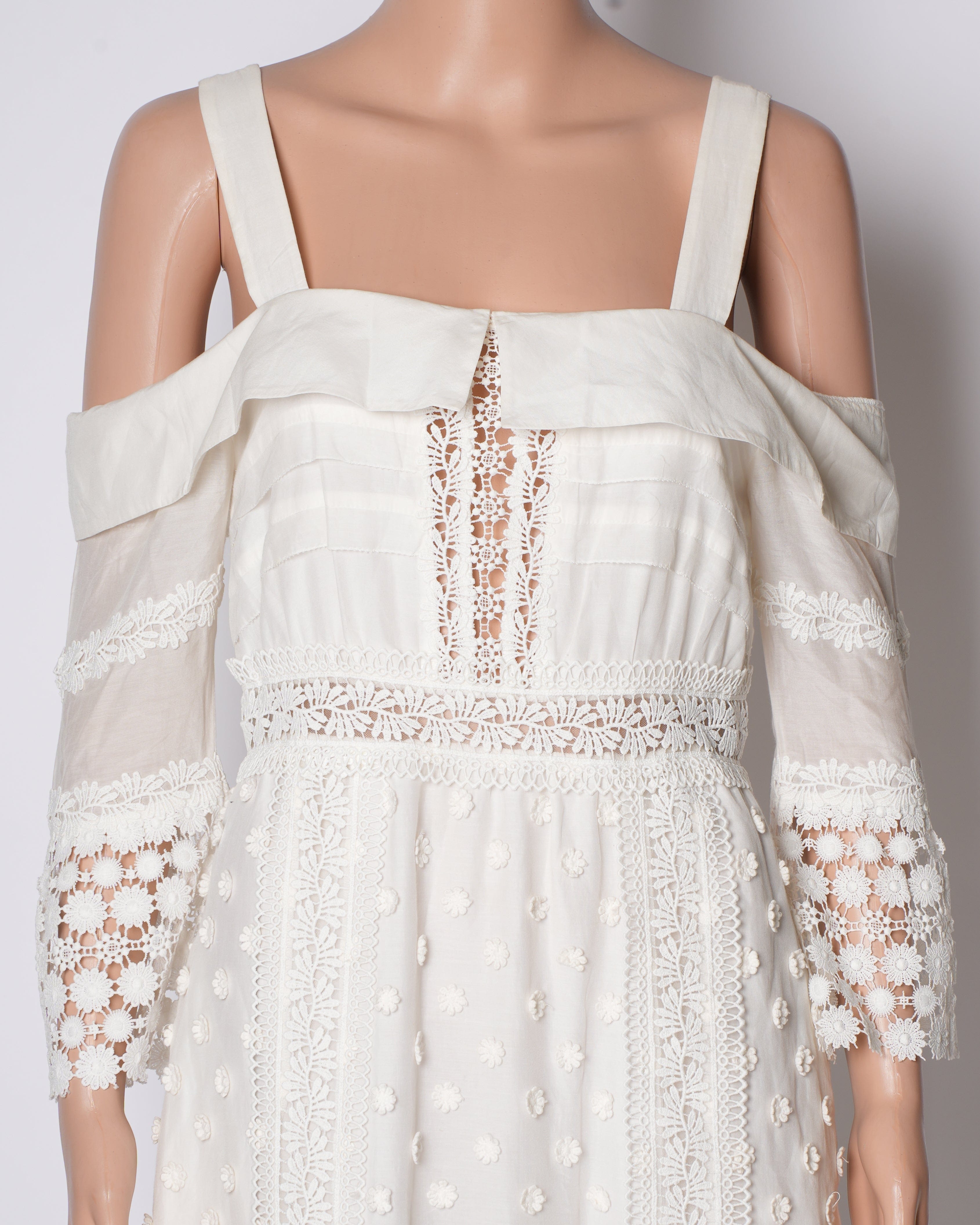 Self - Portrait White Lace Dress