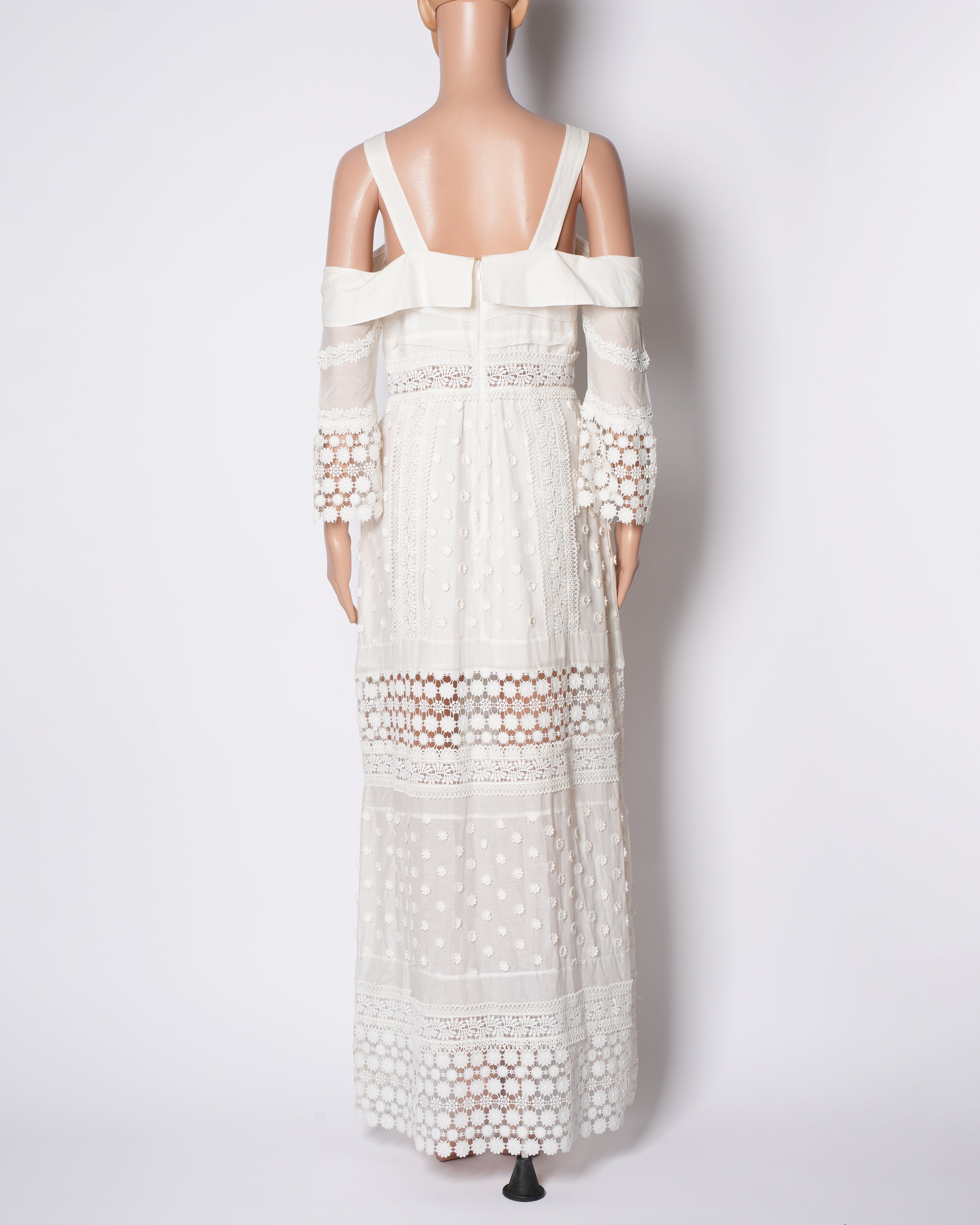 Self - Portrait White Lace Dress