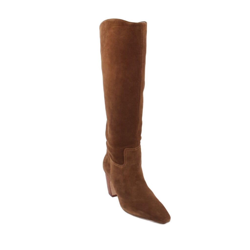 VINCE Camuto WIDE CALF SUEDE BOOTS BROWN 10 US