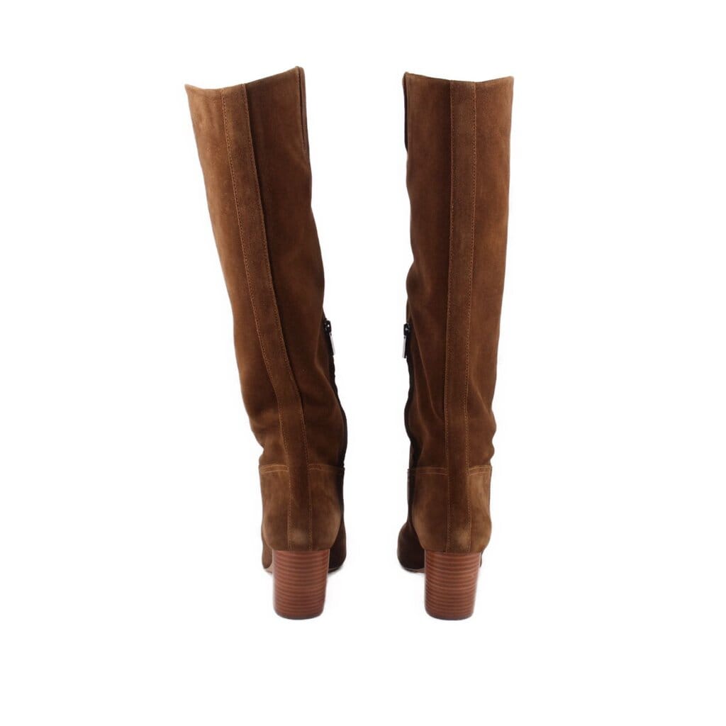 VINCE Camuto WIDE CALF SUEDE BOOTS BROWN 10 US