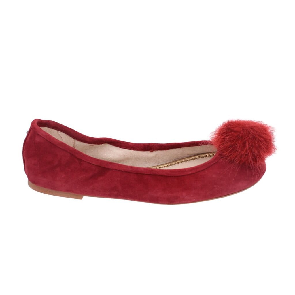 SAM Edelman SUEDE FLATS RED 10 US