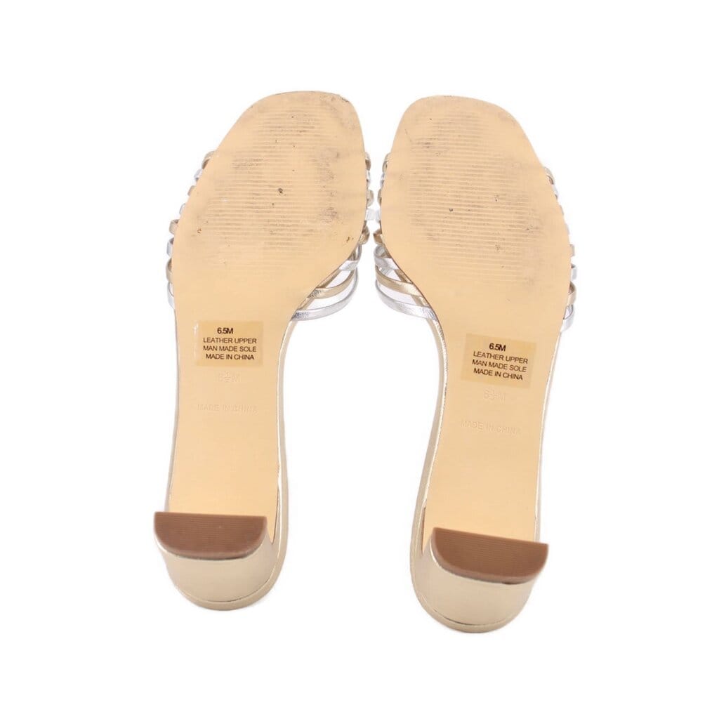 LILLY Pulitzer HEELED SANDALS GOLD 6.5 US