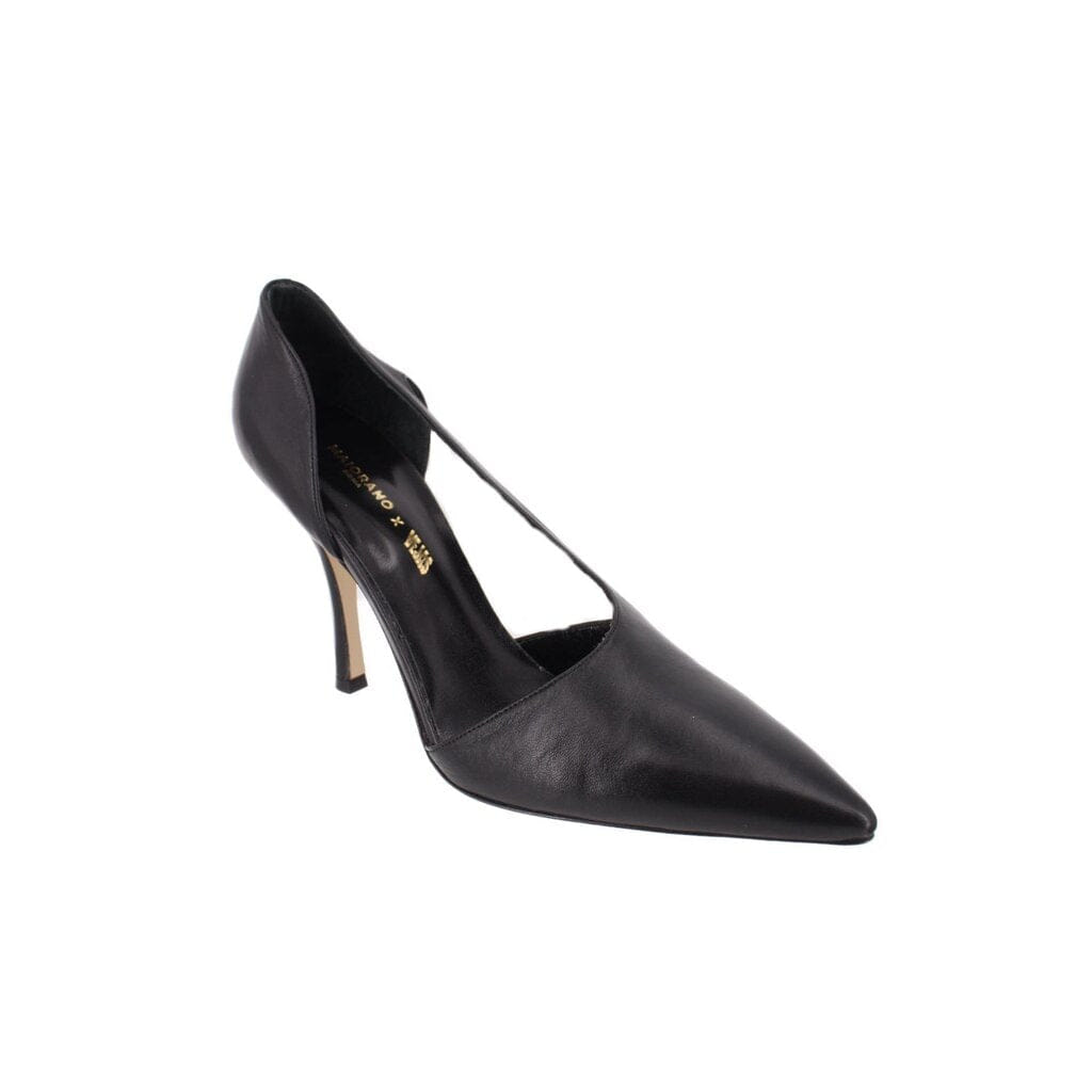 Maiorano LEATHER HEELS BLACK 41 EU | 10 US