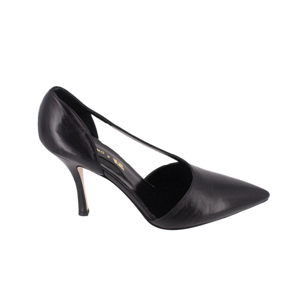 Maiorano LEATHER HEELS BLACK 41 EU | 10 US