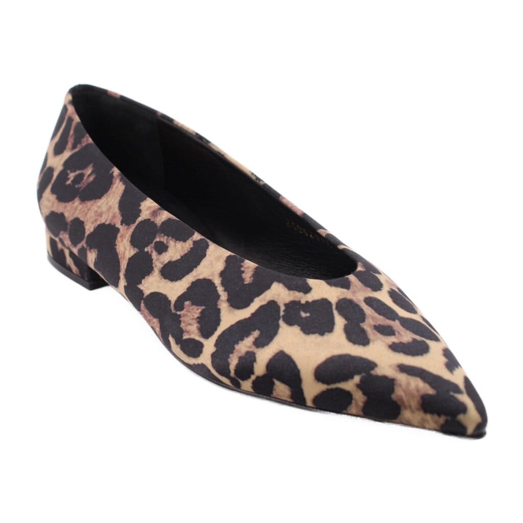 Margaux LEOPARD FLATS BLACK 8.5 US