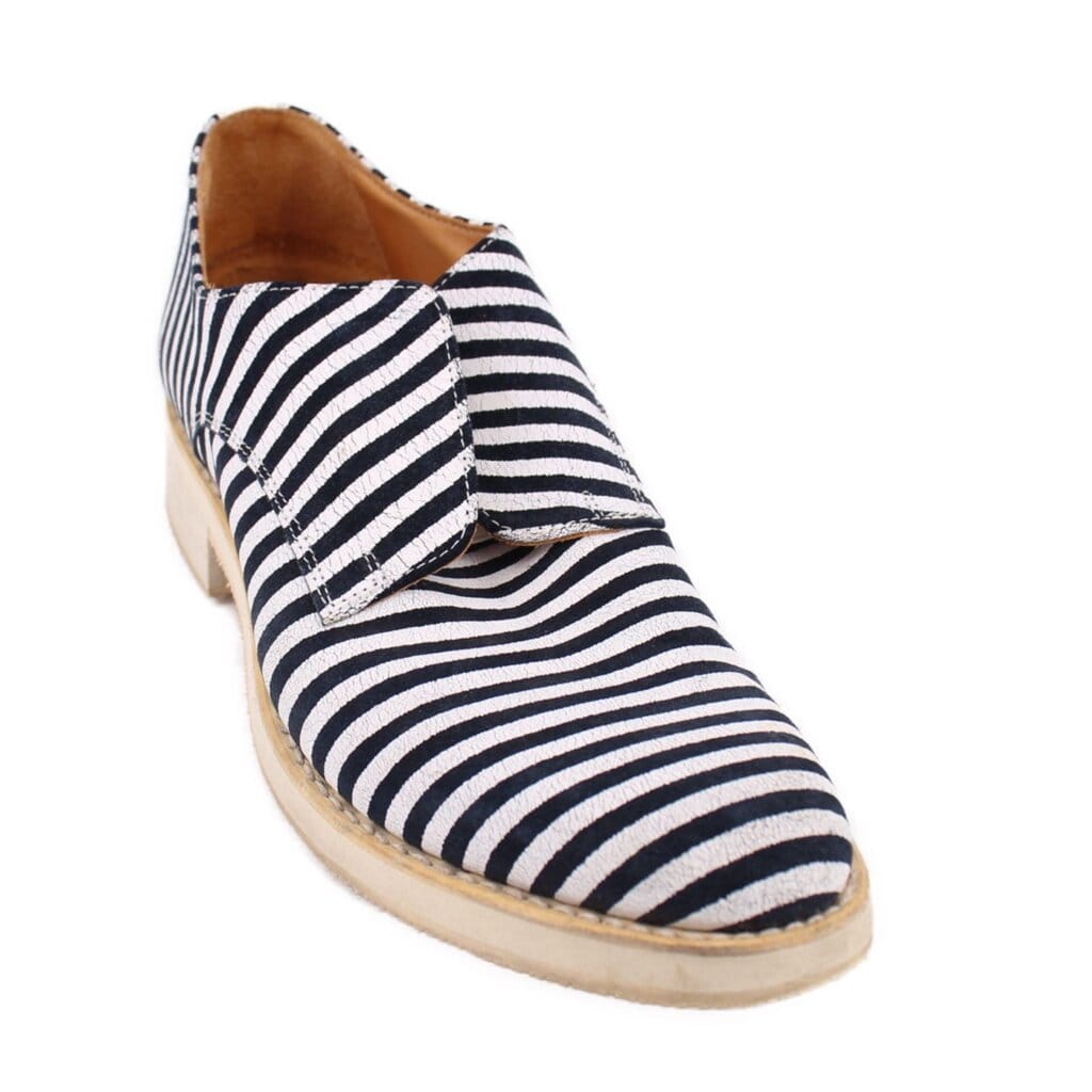 Angela SCOTT STRIPED OXFORDS NAVY 41 EU | 10 US