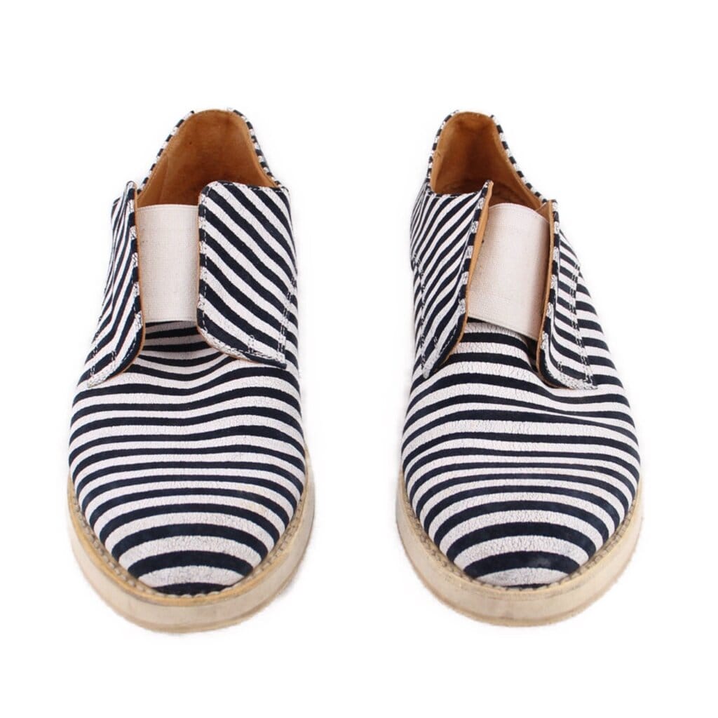 Angela SCOTT STRIPED OXFORDS NAVY 41 EU | 10 US