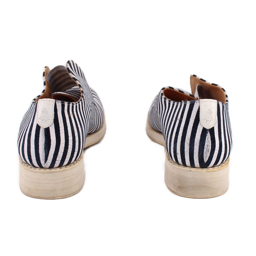Angela SCOTT STRIPED OXFORDS NAVY 41 EU | 10 US